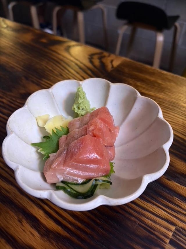 Blue Fin Toro Sashimi (raw).