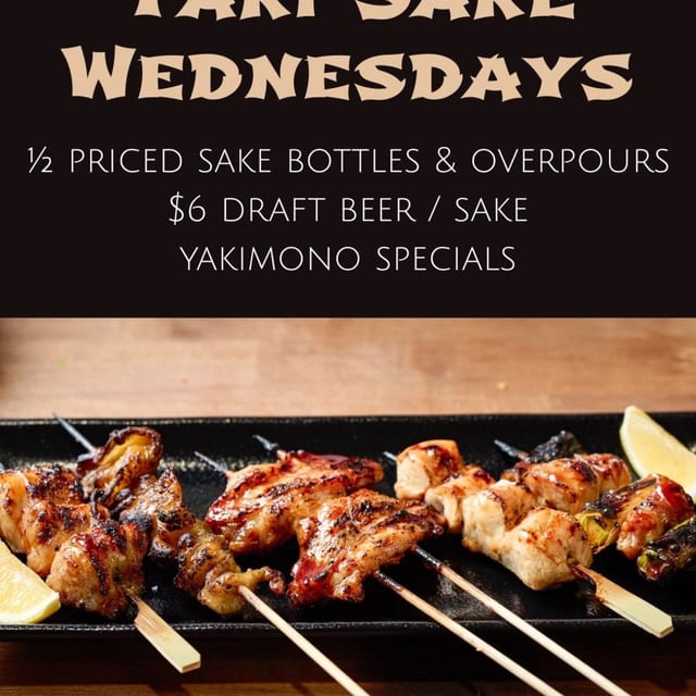Yaki-Sake Wednesdays